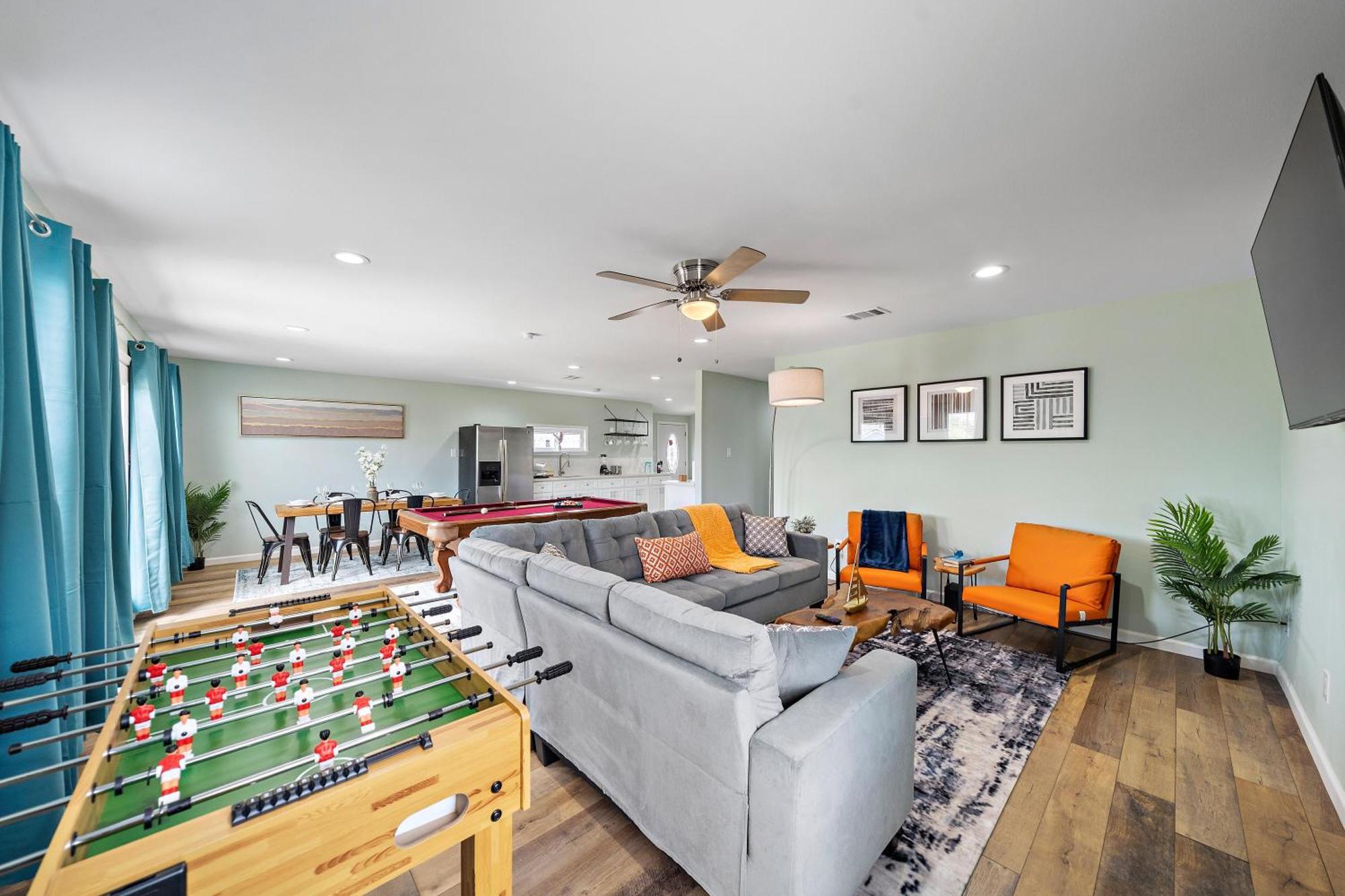 Nr Beach Pier Oasis Game Tables Yard Bbq Galveston Zewnętrze zdjęcie