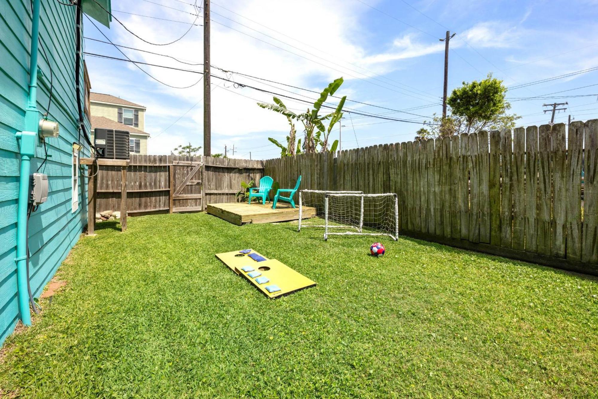 Nr Beach Pier Oasis Game Tables Yard Bbq Galveston Zewnętrze zdjęcie